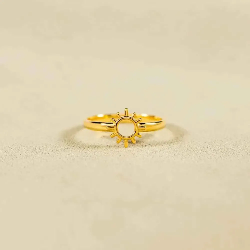 Sun Ring – 18K Gold-Plated Shine