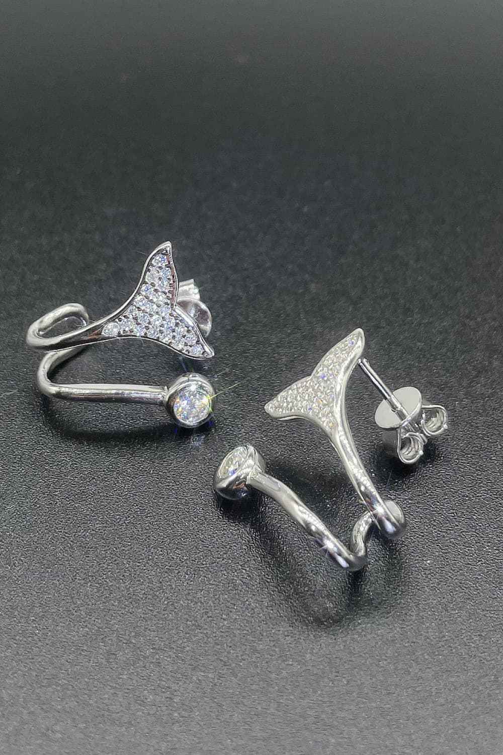 Moissanite Elegance with a Twist