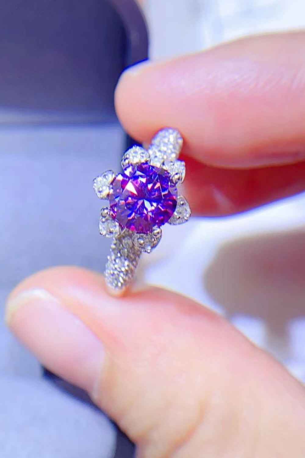 Luxury Sterling Silver Promise Ring