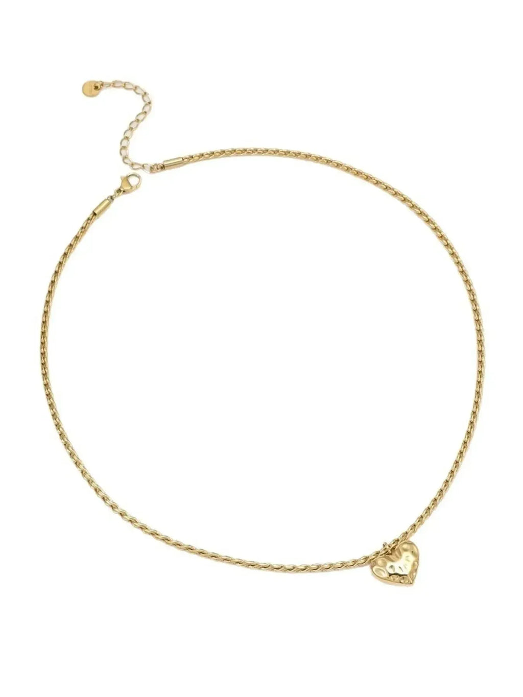 Pure Heart – 18K Gold-Plated Stainless Steel Necklace