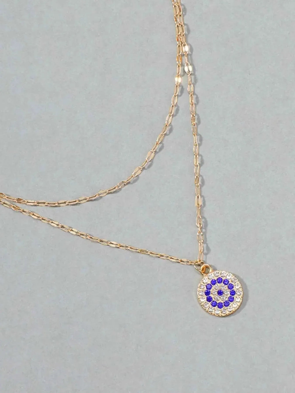 Zircon Luxe – 18K Gold-Plated Layered Necklace