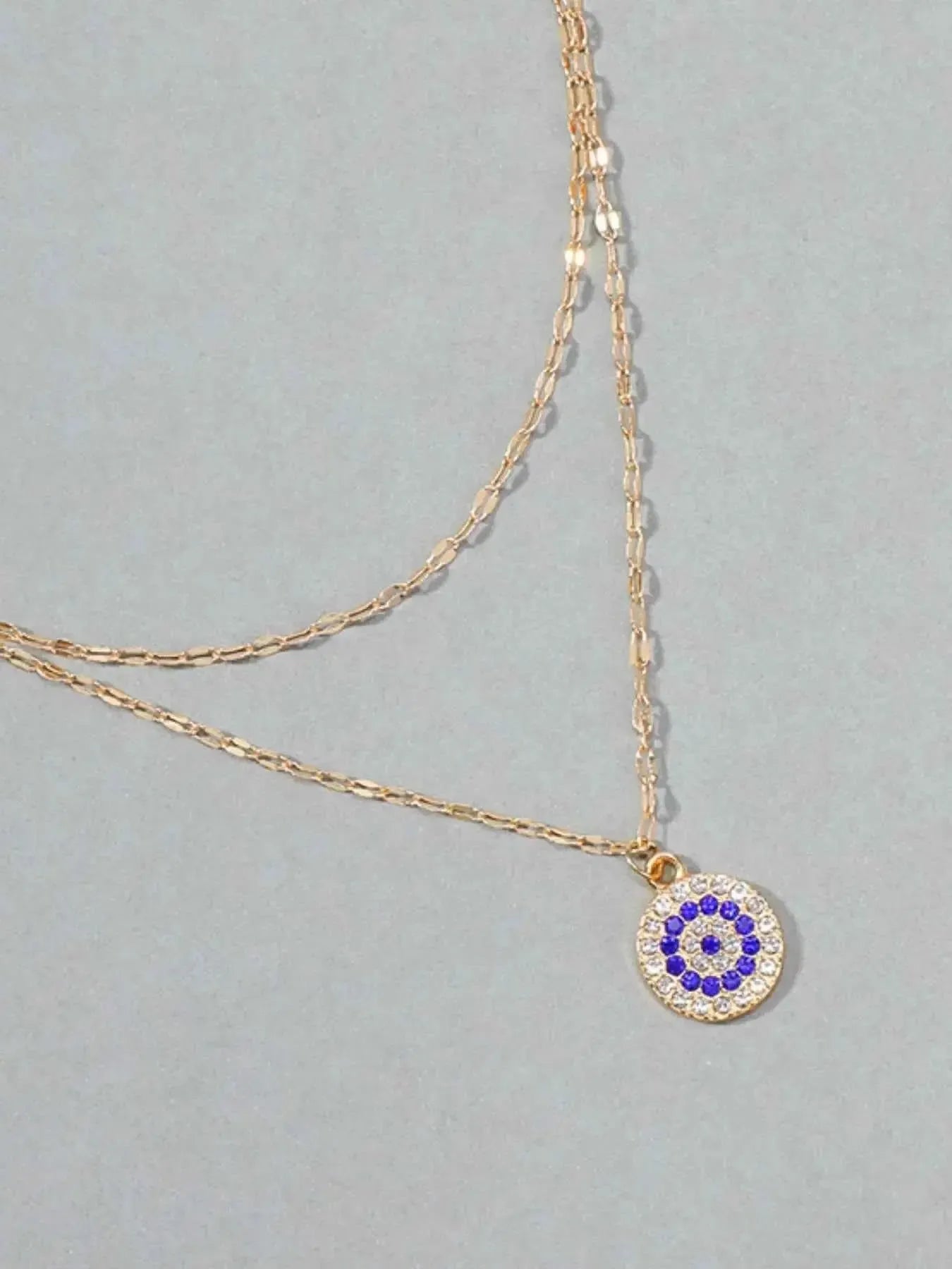 Zircon Luxe – 18K Gold-Plated Layered Necklace