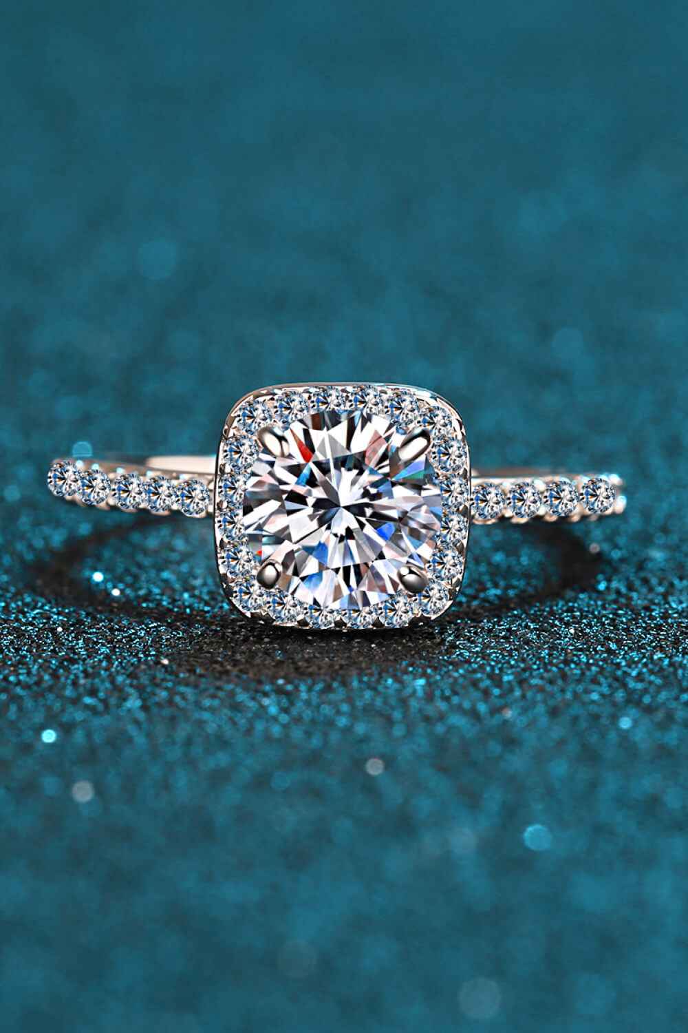 Engagement-Ready Square Ring