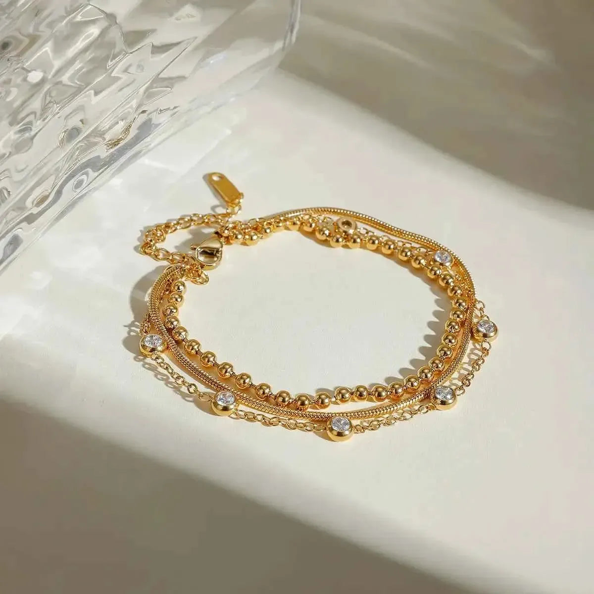 Lux Sparkle Layered Zircon Bracelet