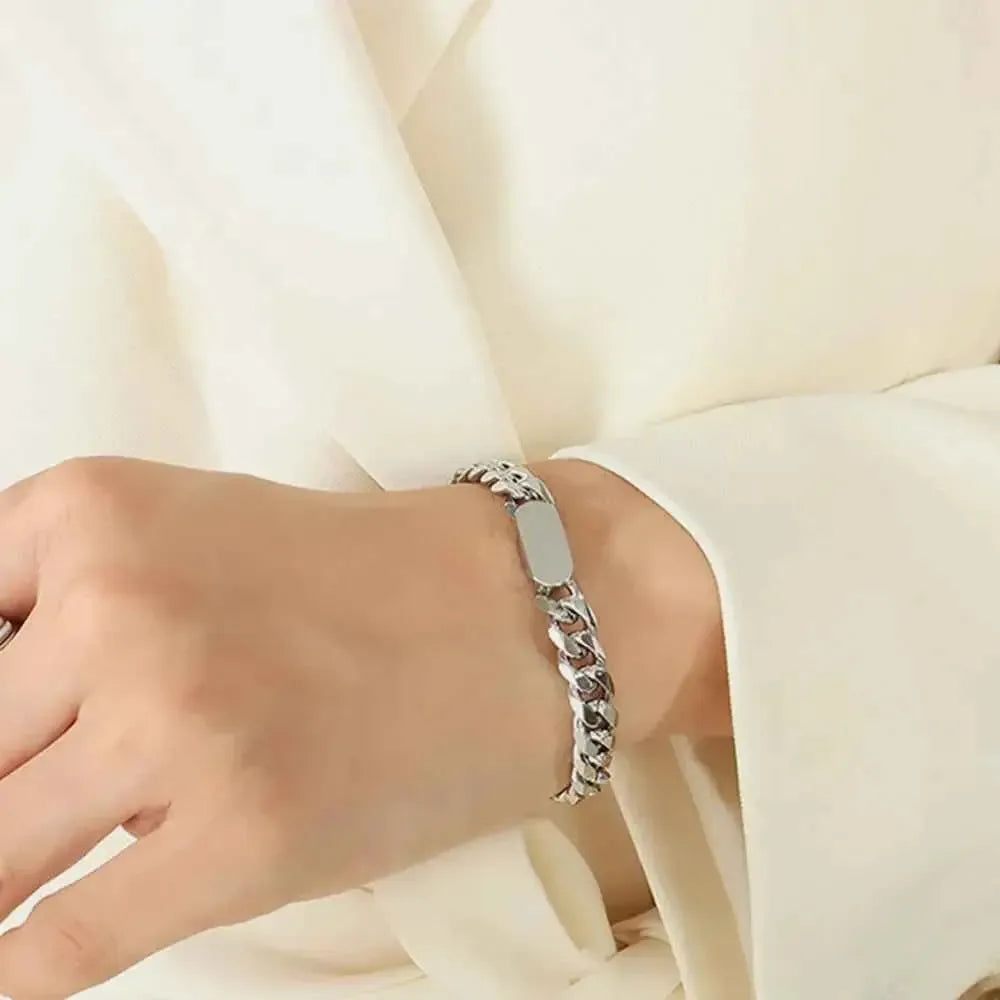 Lightweight Gold-Tone Titanium Bracelet