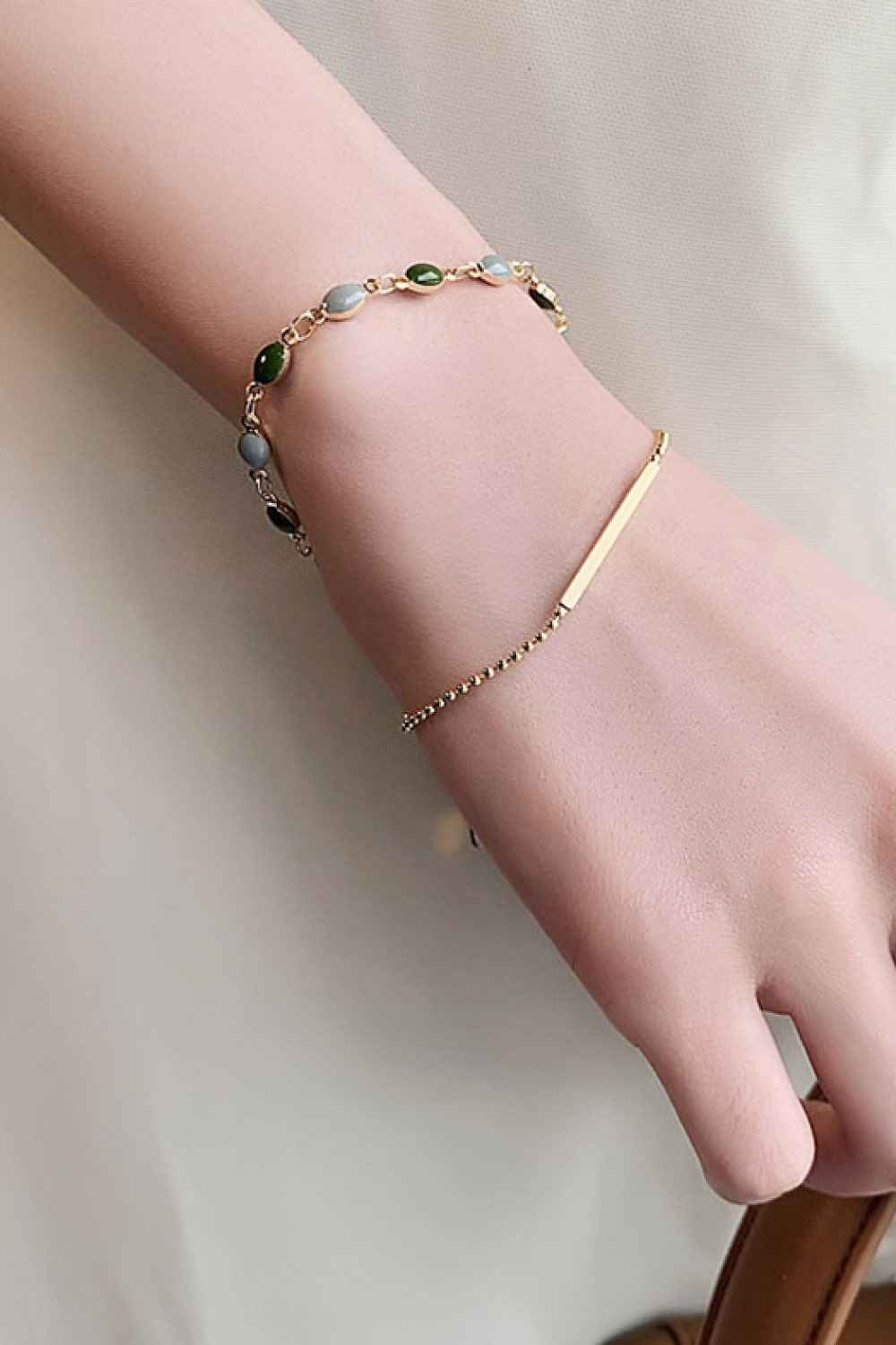 Modern Dual‑Layer Alloy Wristband