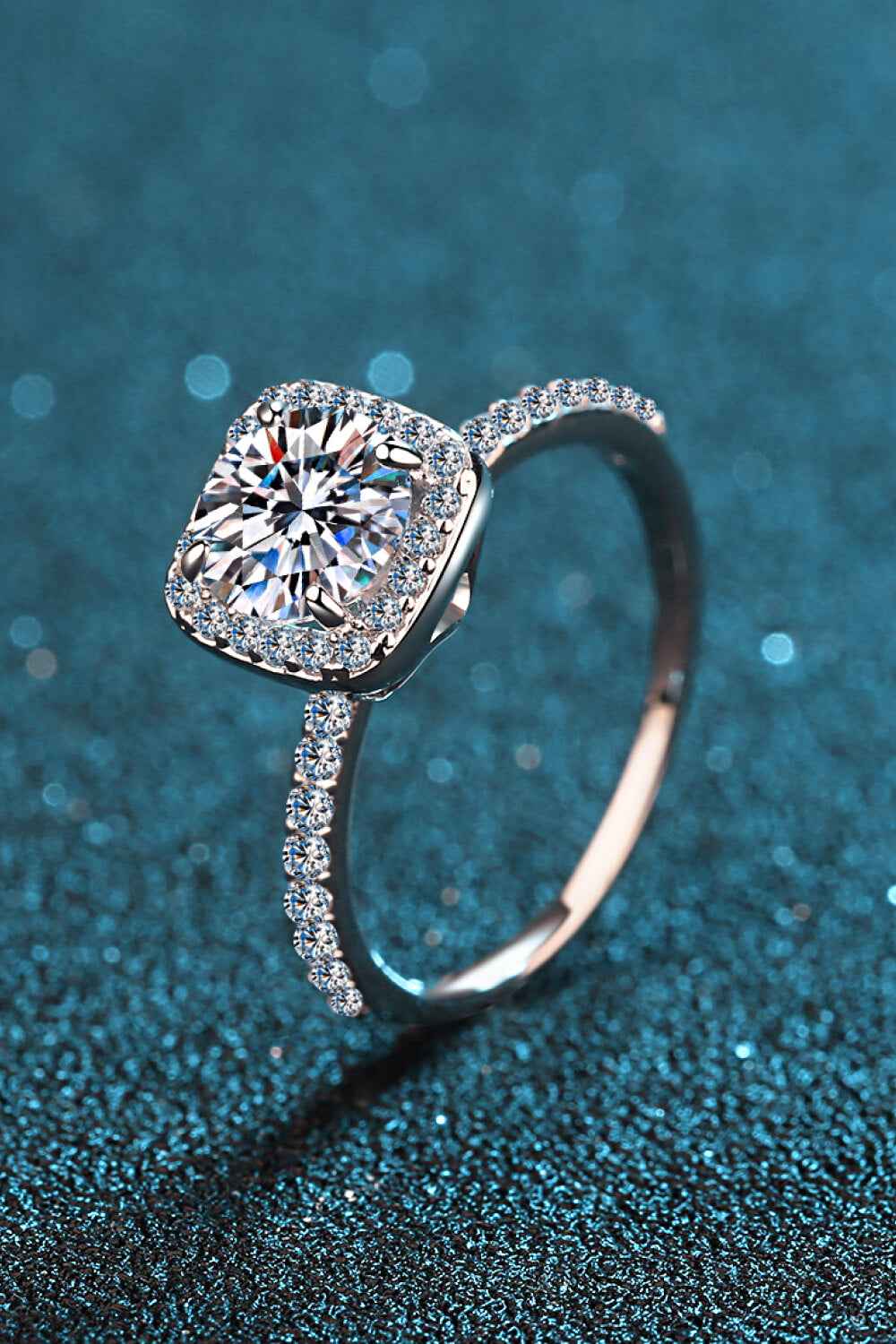 Engagement-Ready Square Ring