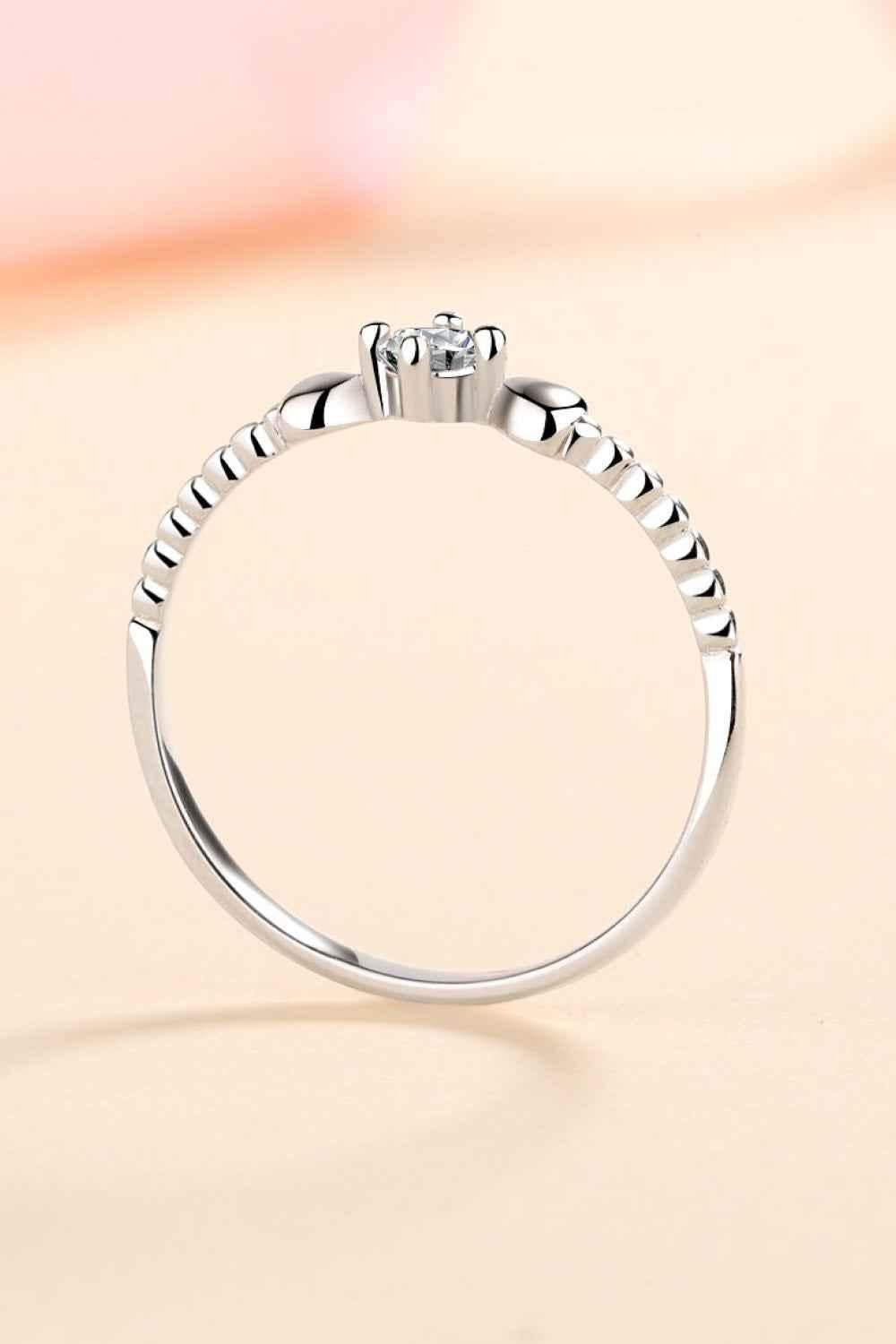 Adored Moissanite Love Ring Women