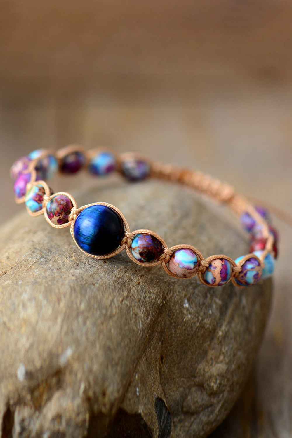 Imperial Jasper Natural Stone Bracelet