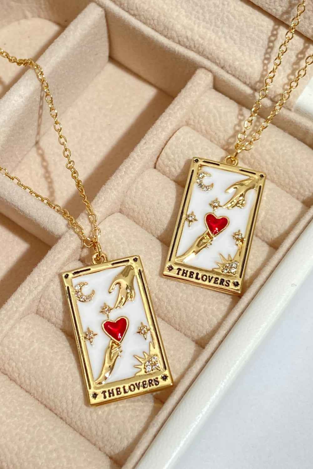Tarot Card Pendant Stainless Necklace
