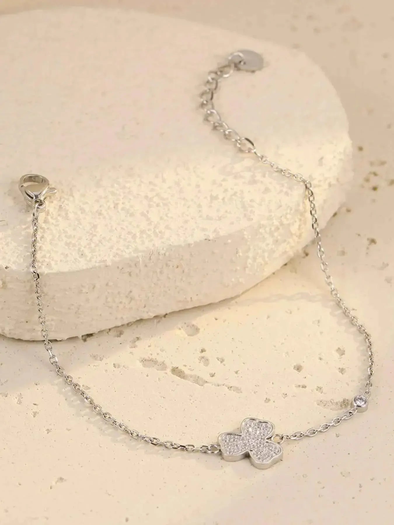 Gold Zircon Chain Bracelet