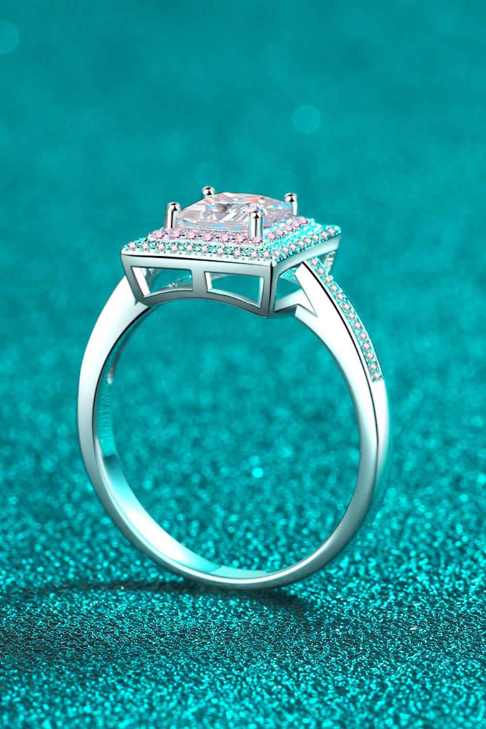Stay Elegant Moissanite Silver Ring