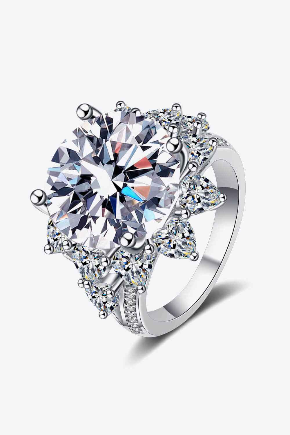 10 Carat Dazzling Flower Shape Jewelry