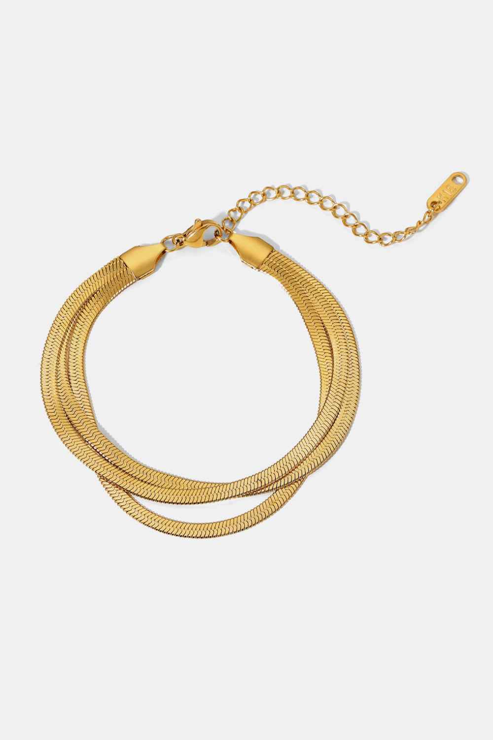Sleek 3‑Strand Snake Bracelet