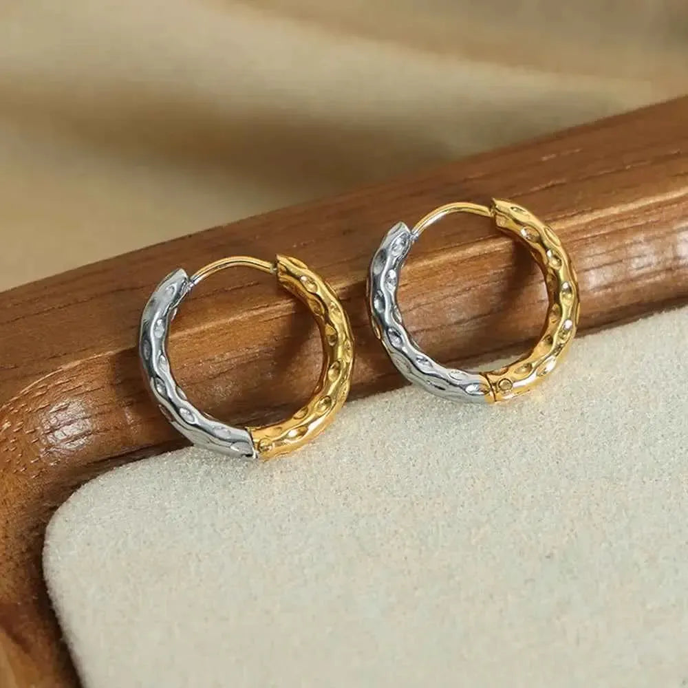 Classic 18K Gold-Plated Huggie Earrings