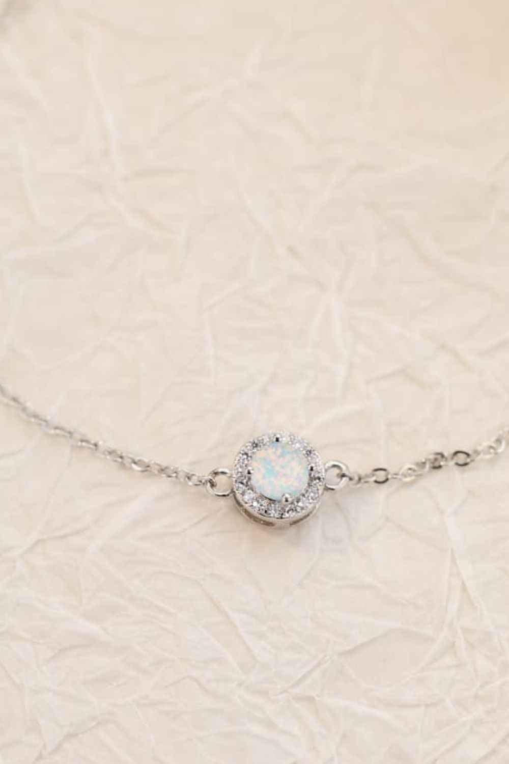 “Love You Too Much” Opal Bracelet
