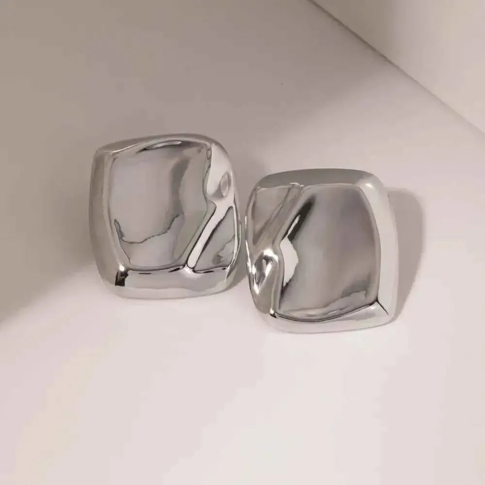 Sleek Stainless Steel Studs