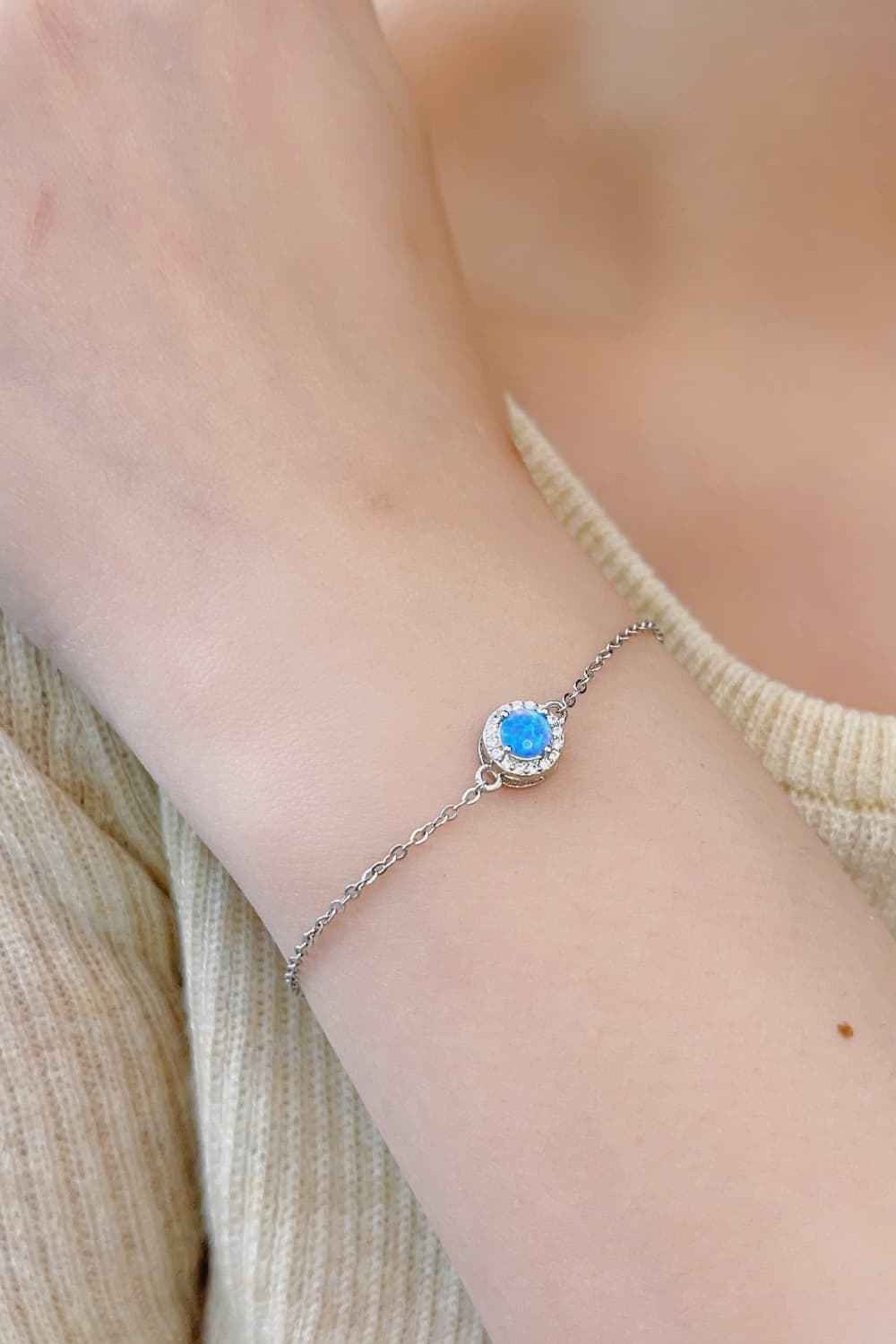 “Love You Too Much” Opal Bracelet
