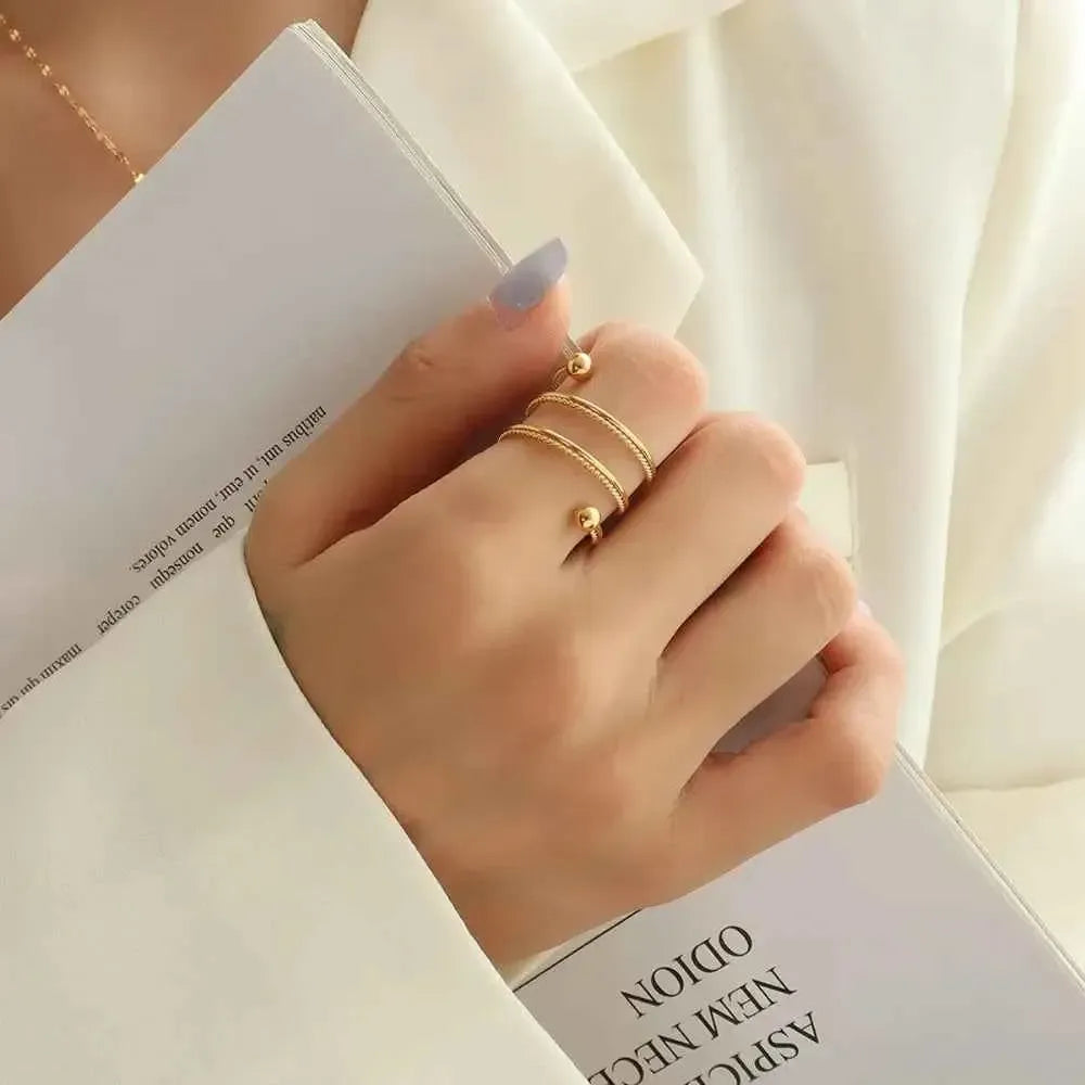 Wrap Ring – Titanium Steel Modern Band