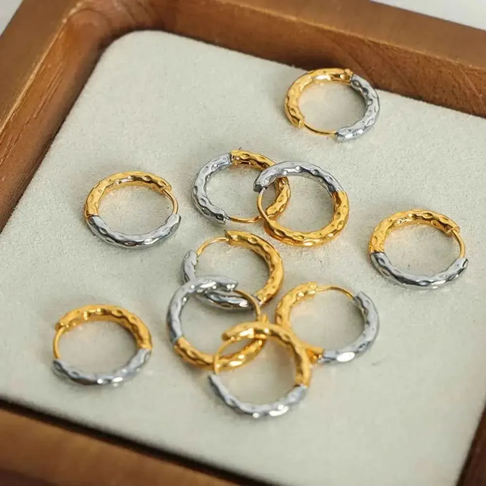 Classic 18K Gold-Plated Huggie Earrings