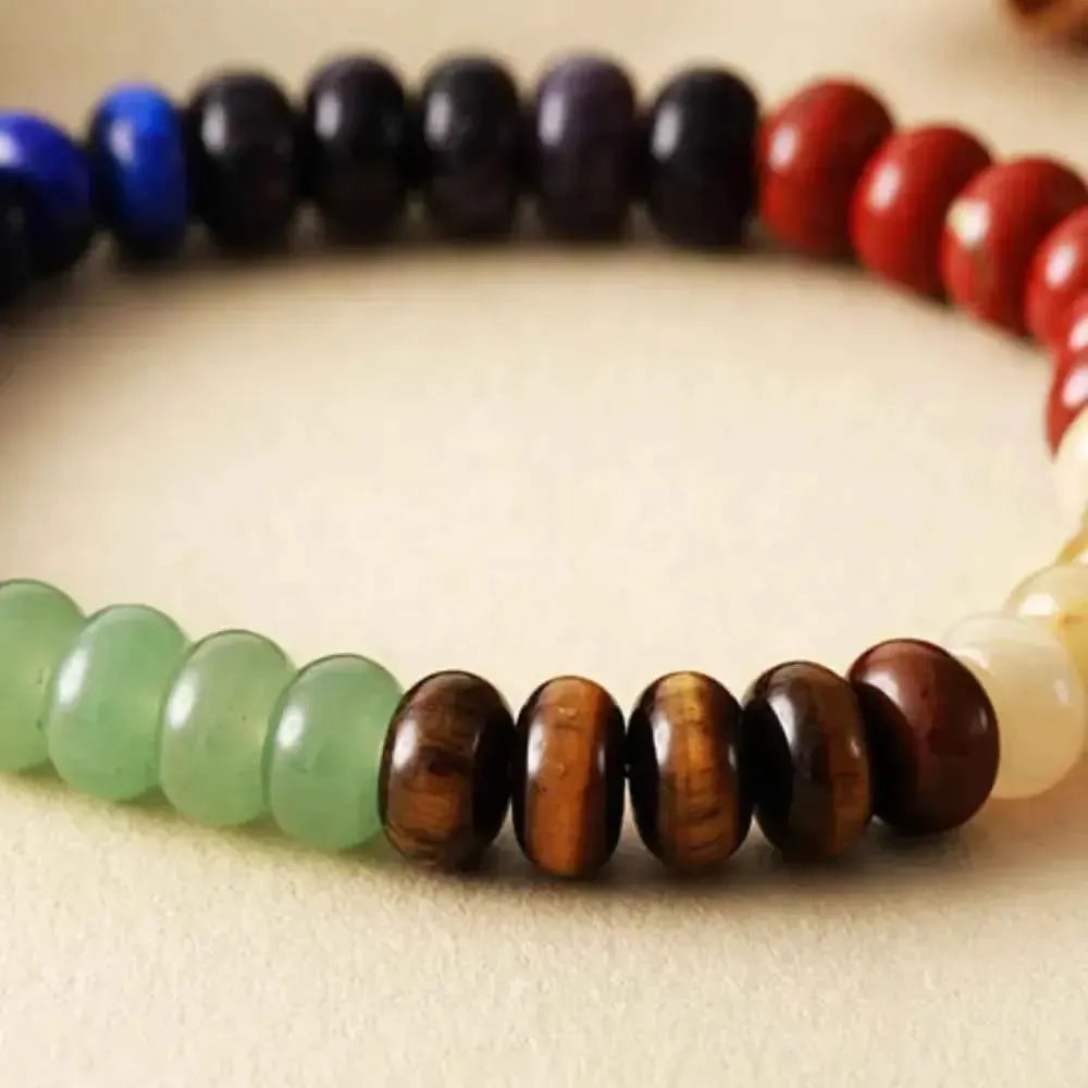 Natural Stone & Alloy Bracelet