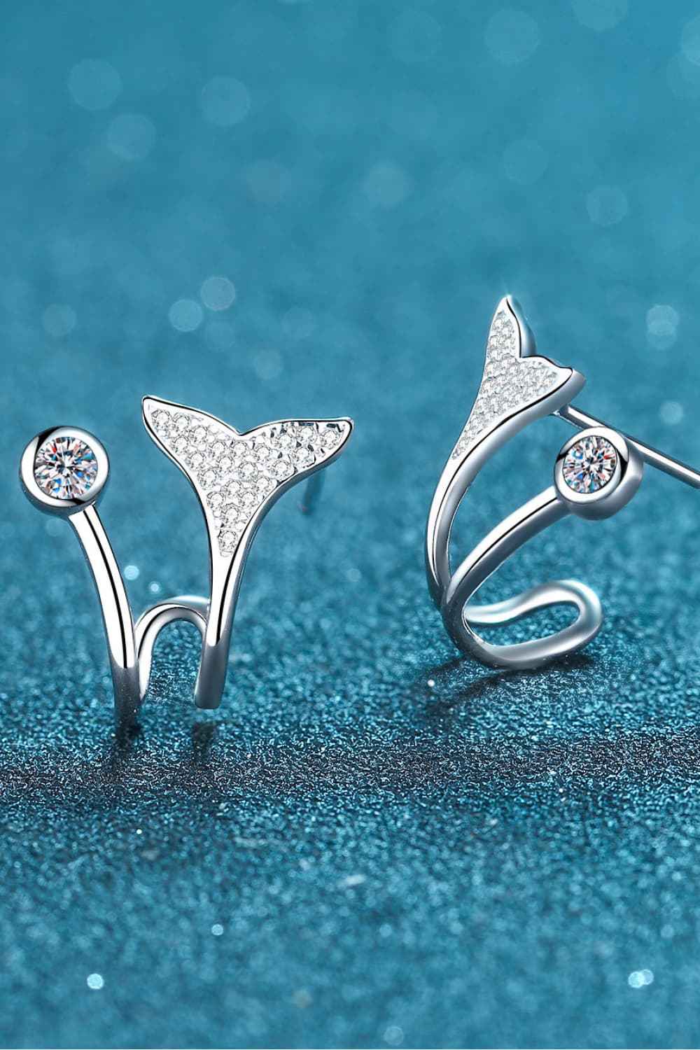 Moissanite Elegance with a Twist