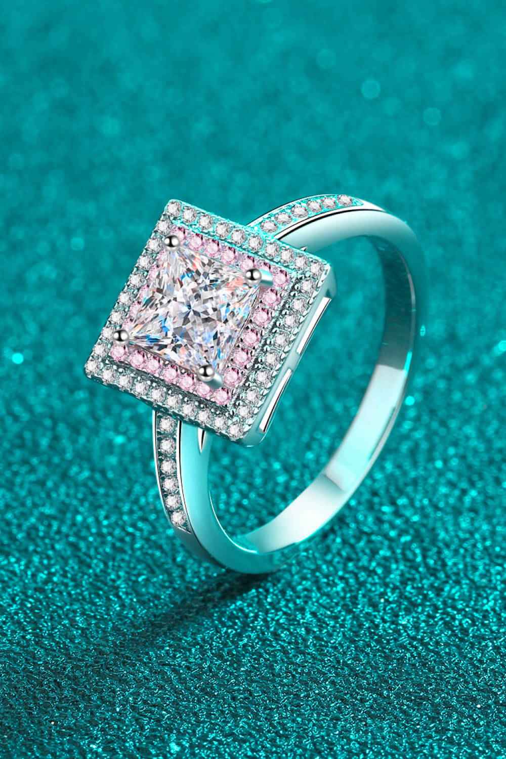 Stay Elegant Moissanite Silver Ring