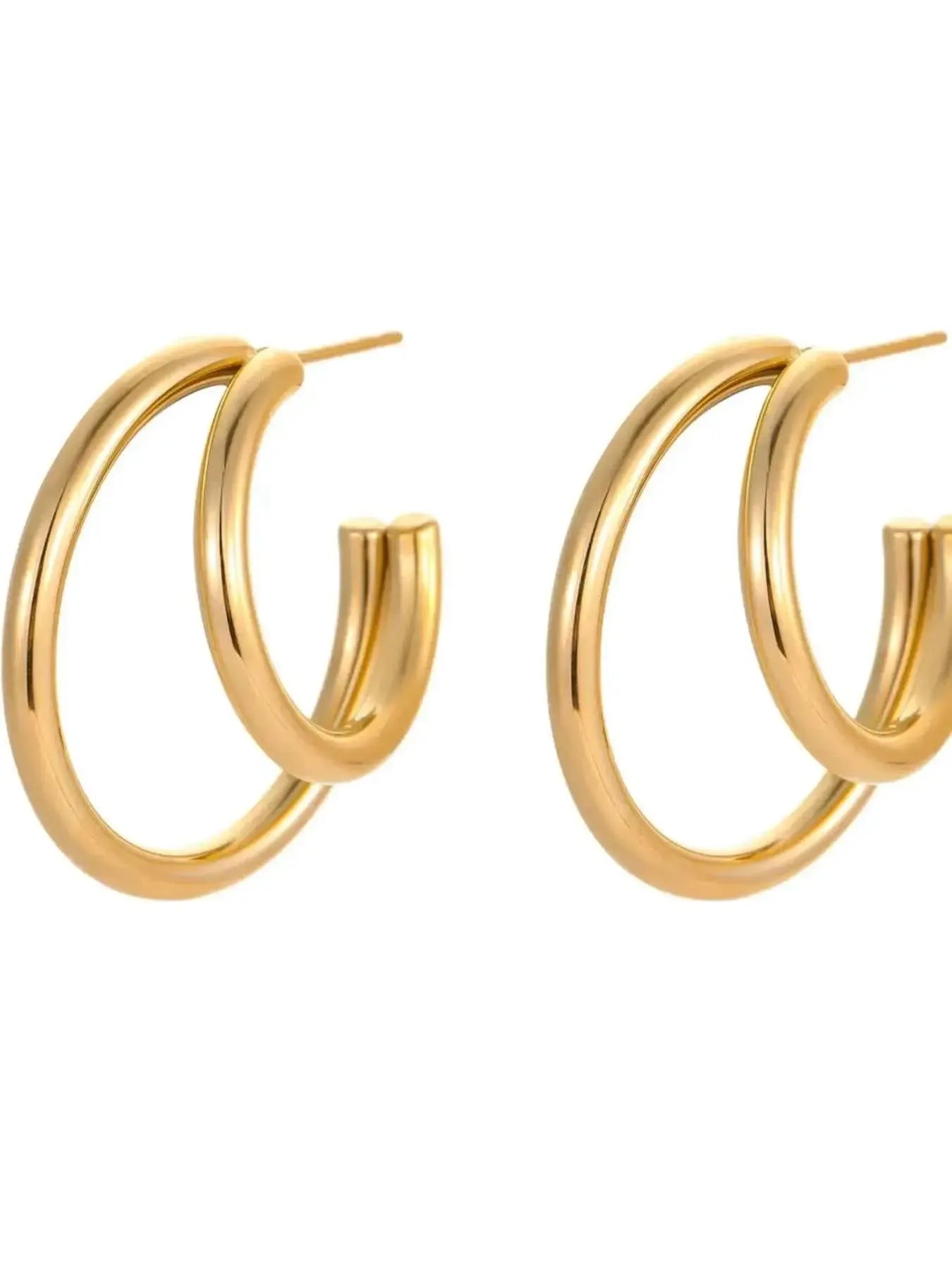 Classic Everyday Stainless Hoops