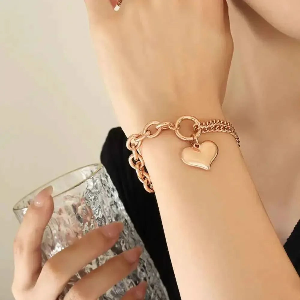 Chunky Half-Chain Titanium Bracelet