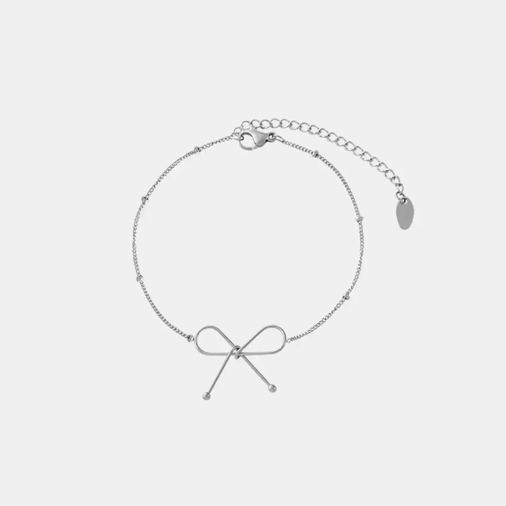 Modern Metal Bow Bracelet