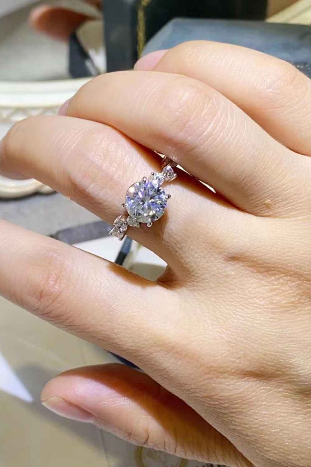 2 Carat Moissanite Ring – Timeless Sparkle