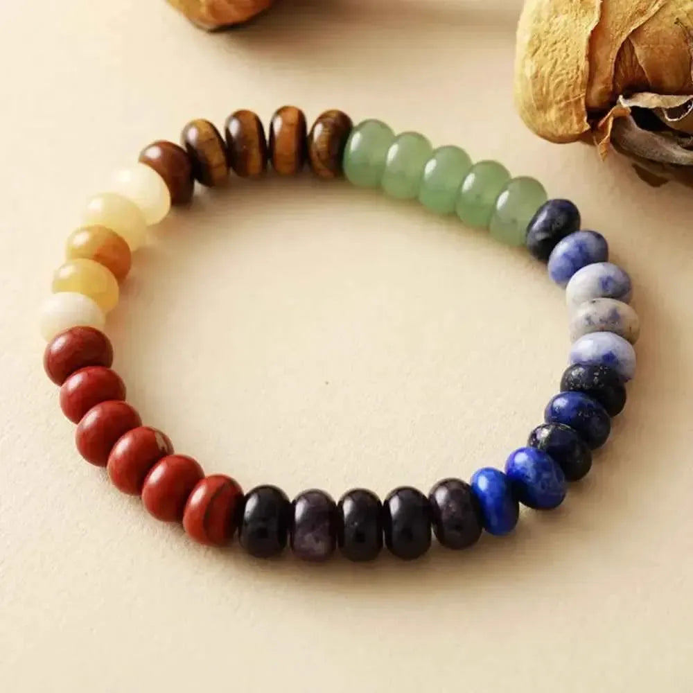 Natural Stone & Alloy Bracelet