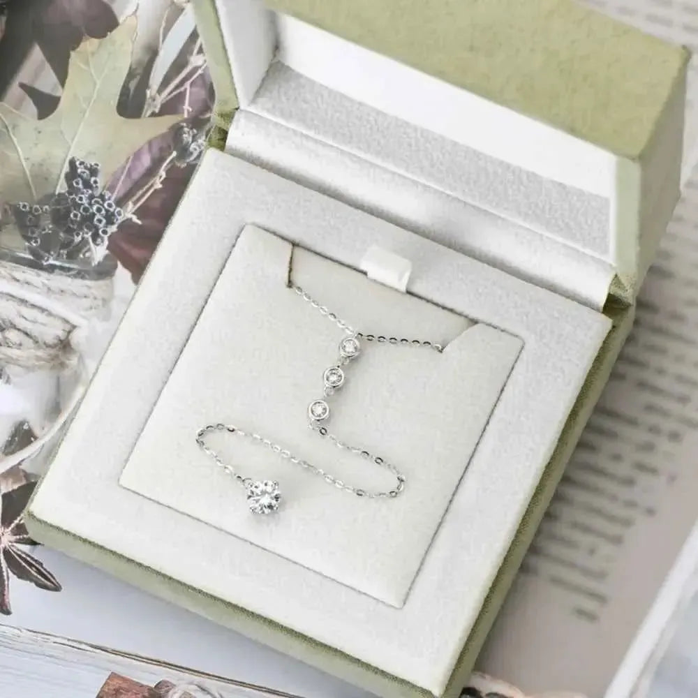Elegant 1.3 Ct Moissanite Necklace