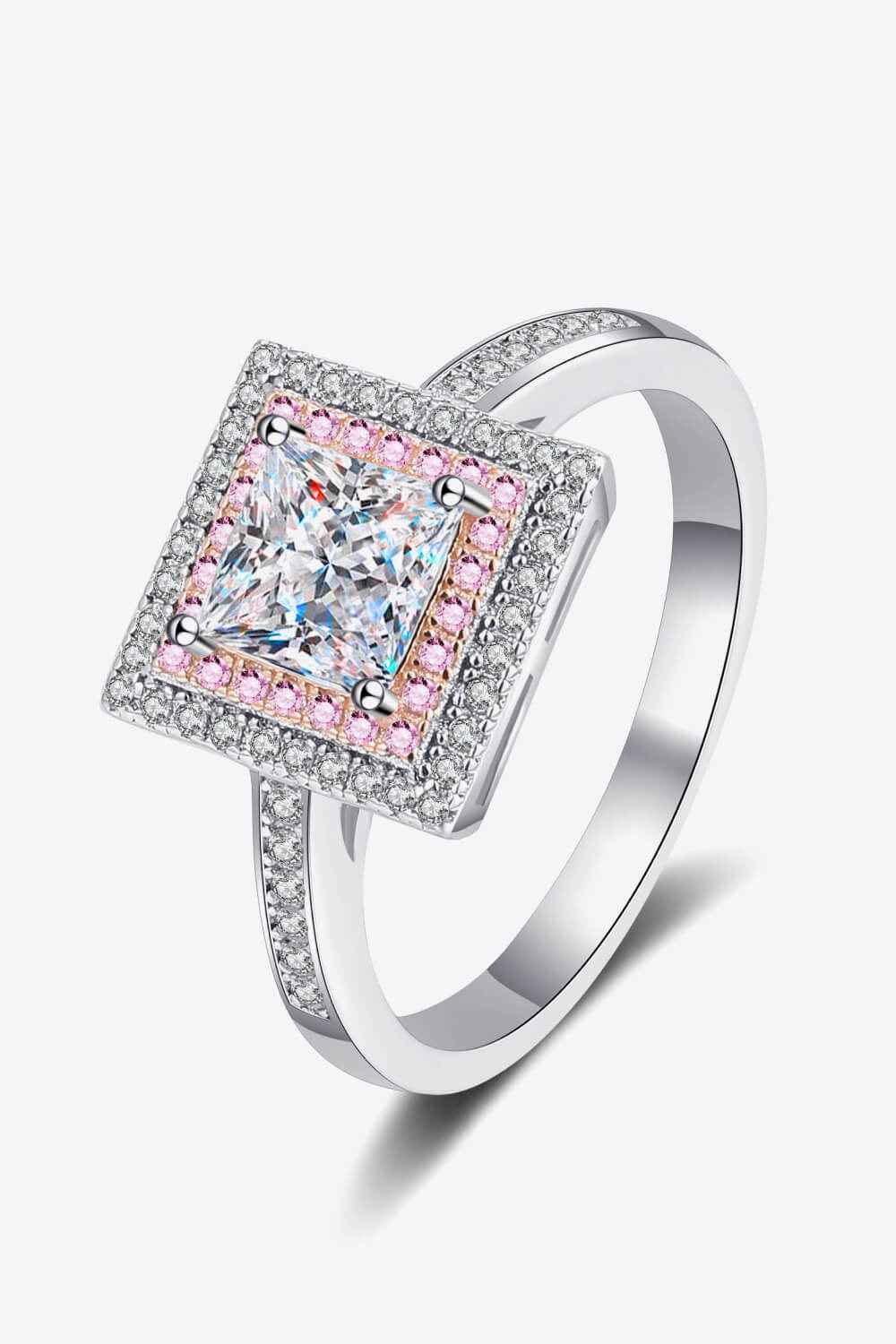 Stay Elegant Moissanite Silver Ring