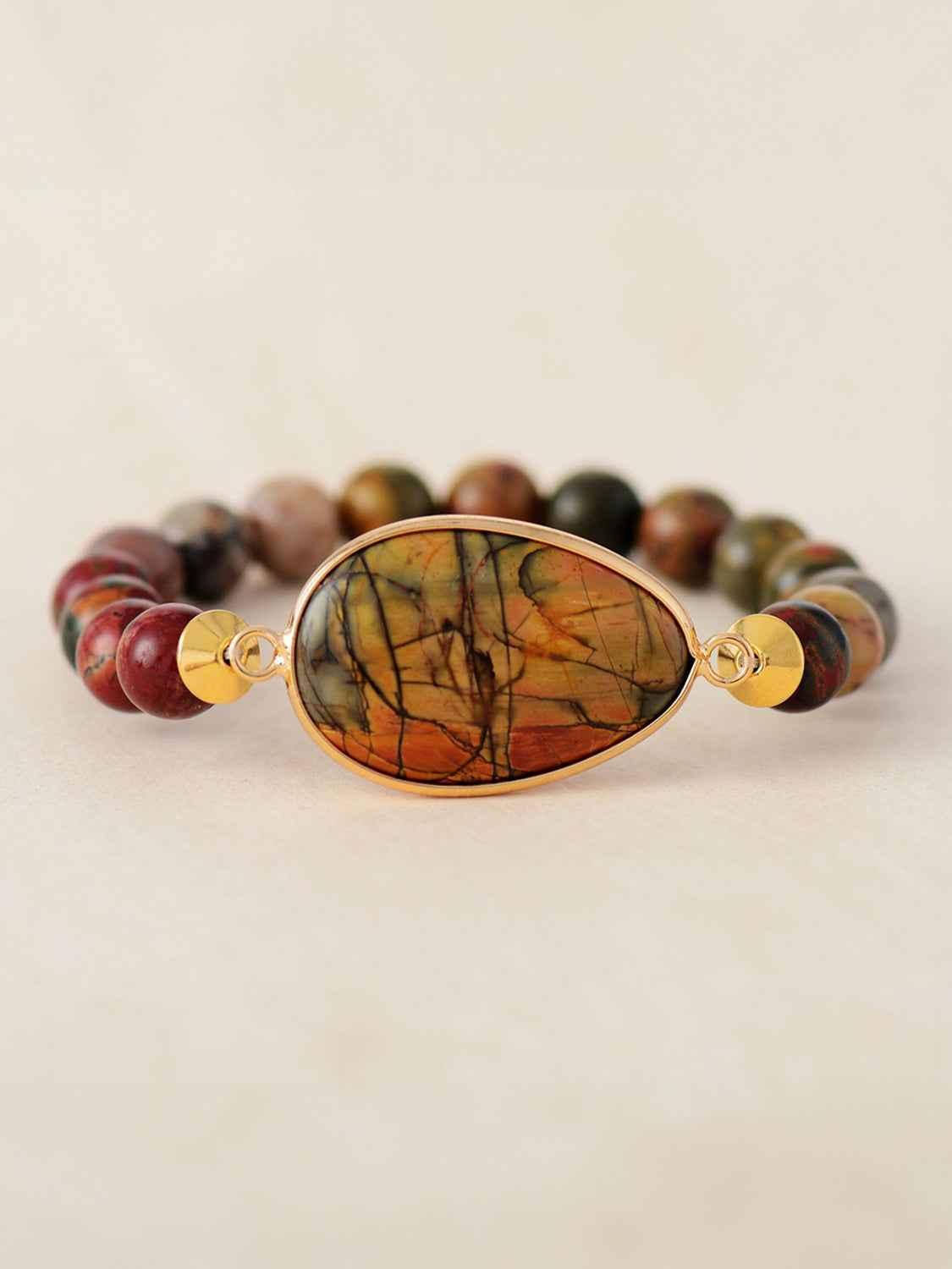 Geometric Beaded Shape Bracelet