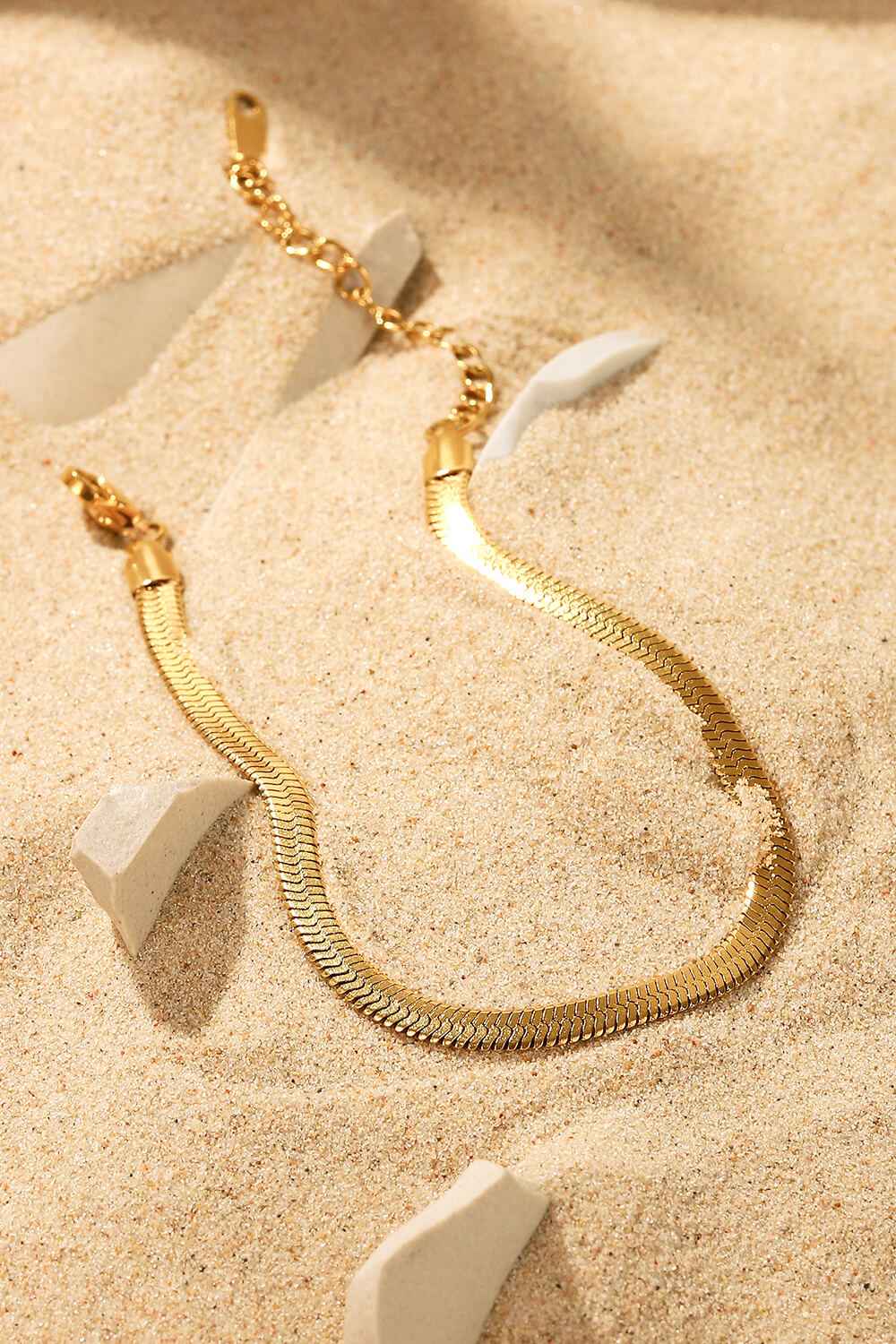 Herringbone Stainless Steel Bracelet