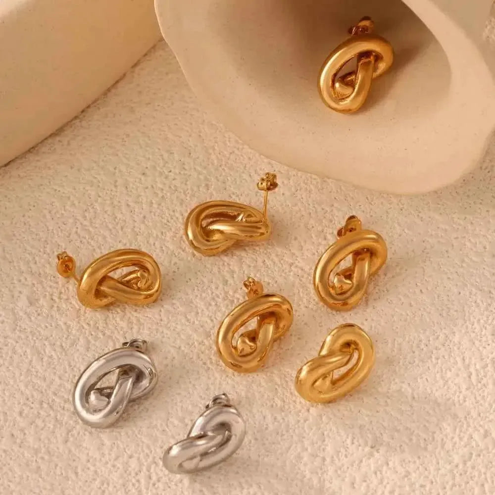 Classic Knot Design Studs