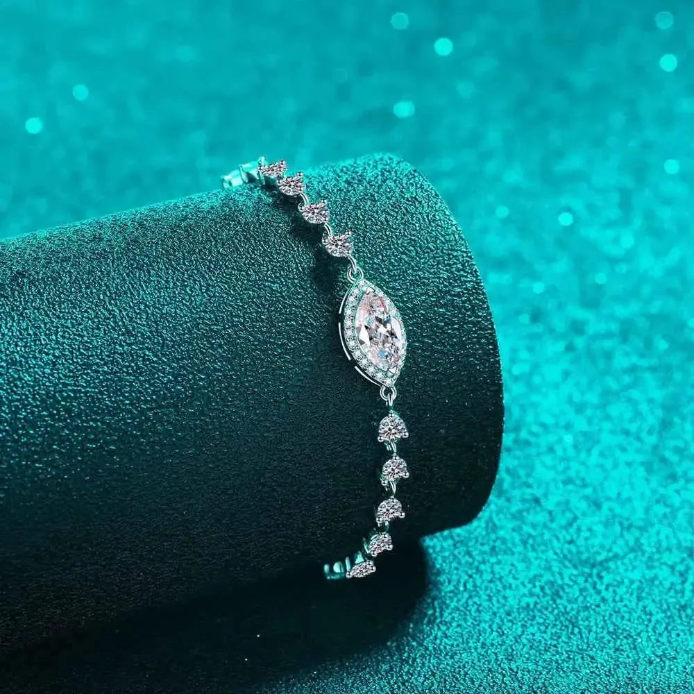 Luxury Single Moissanite Bracelet