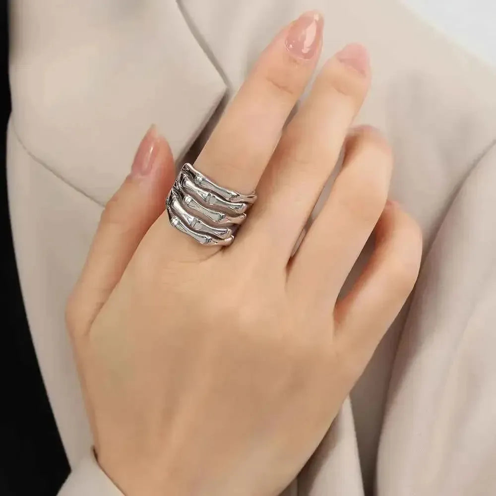 Modern Wrap Ring – Multi-Layer Titanium Design