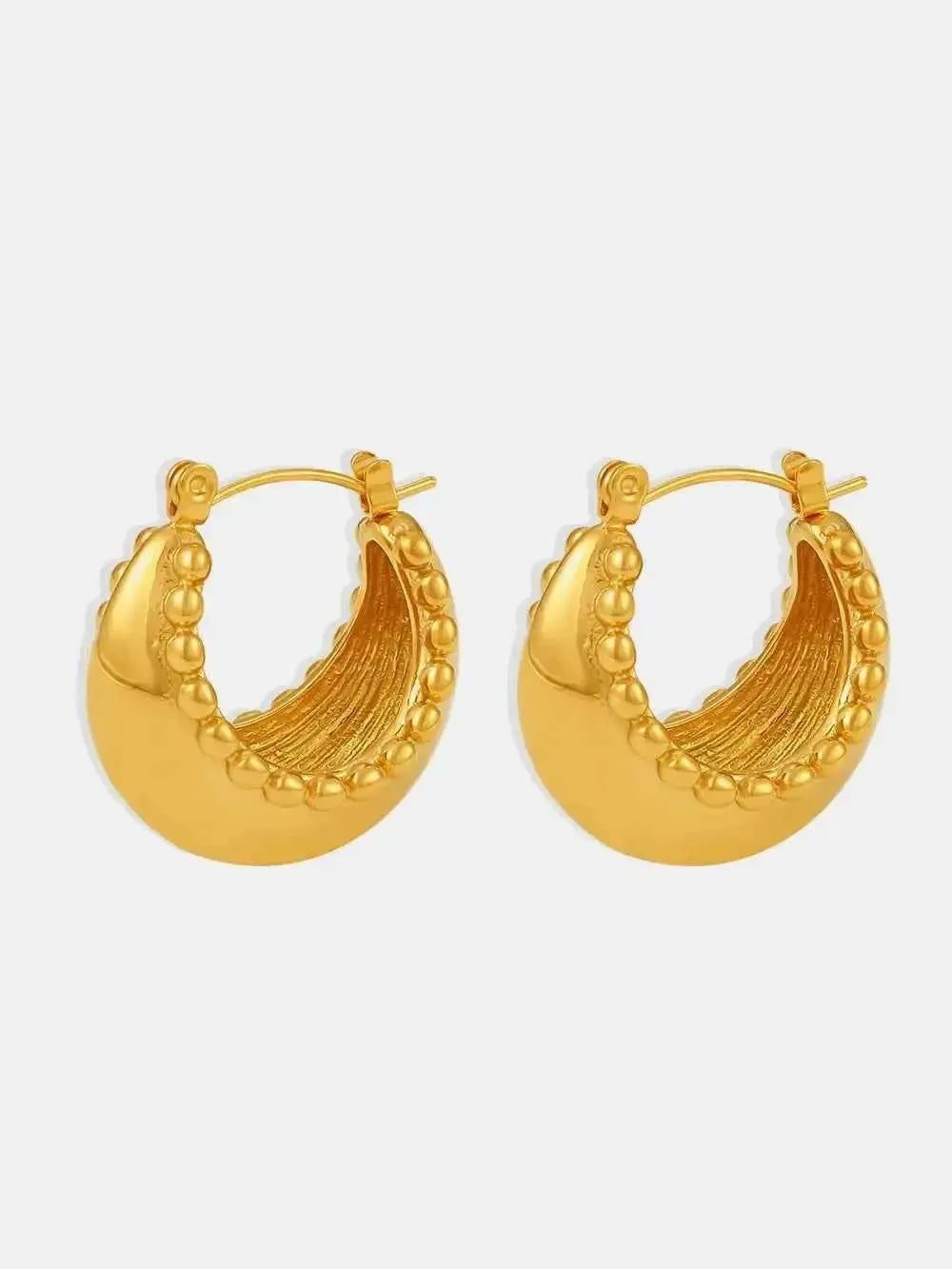 18K Gold Mini Hoop Earrings