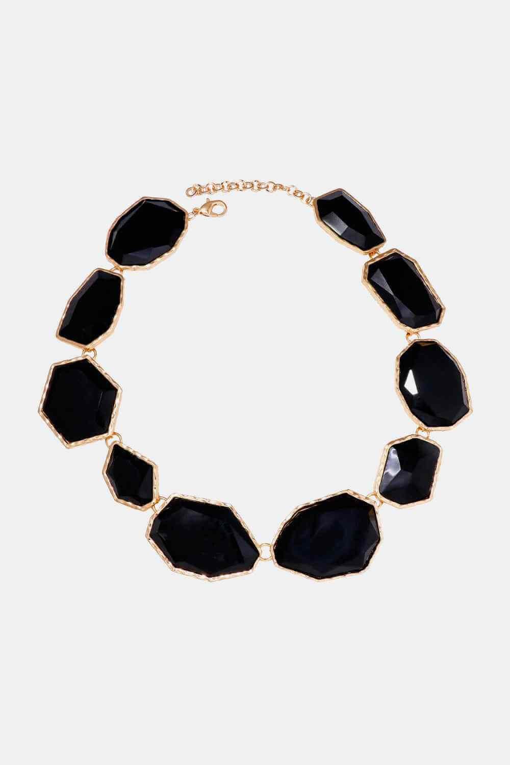 Geometric Resin Frame Necklace