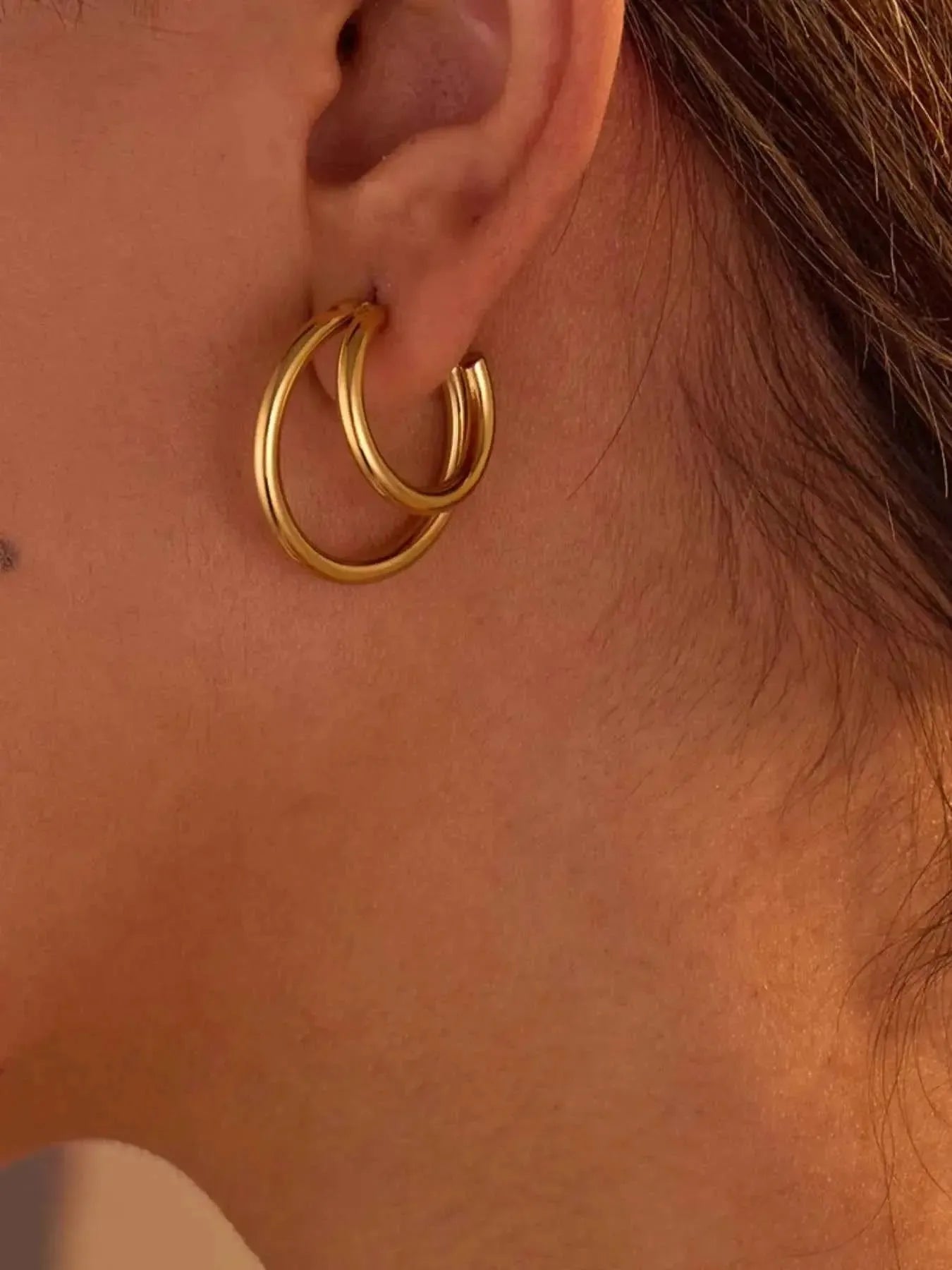 Classic Everyday Stainless Hoops