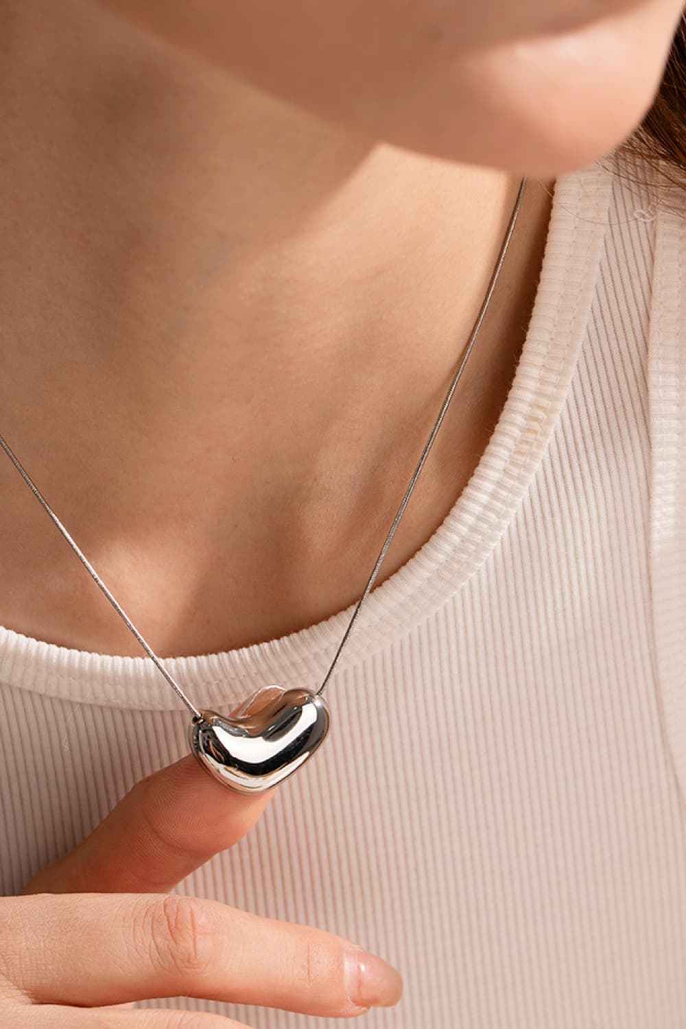 18K Gold-Plated Heart Necklace