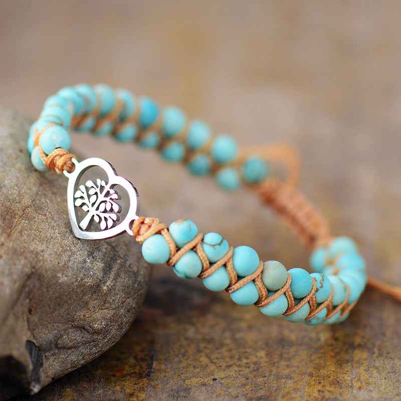Artisan Turquoise Beaded Bracelet