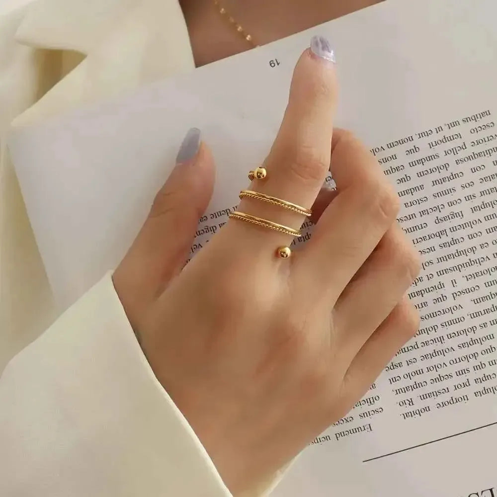 Wrap Ring – Titanium Steel Modern Band
