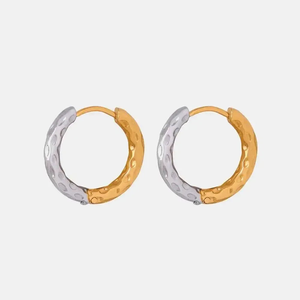 Classic 18K Gold-Plated Huggie Earrings