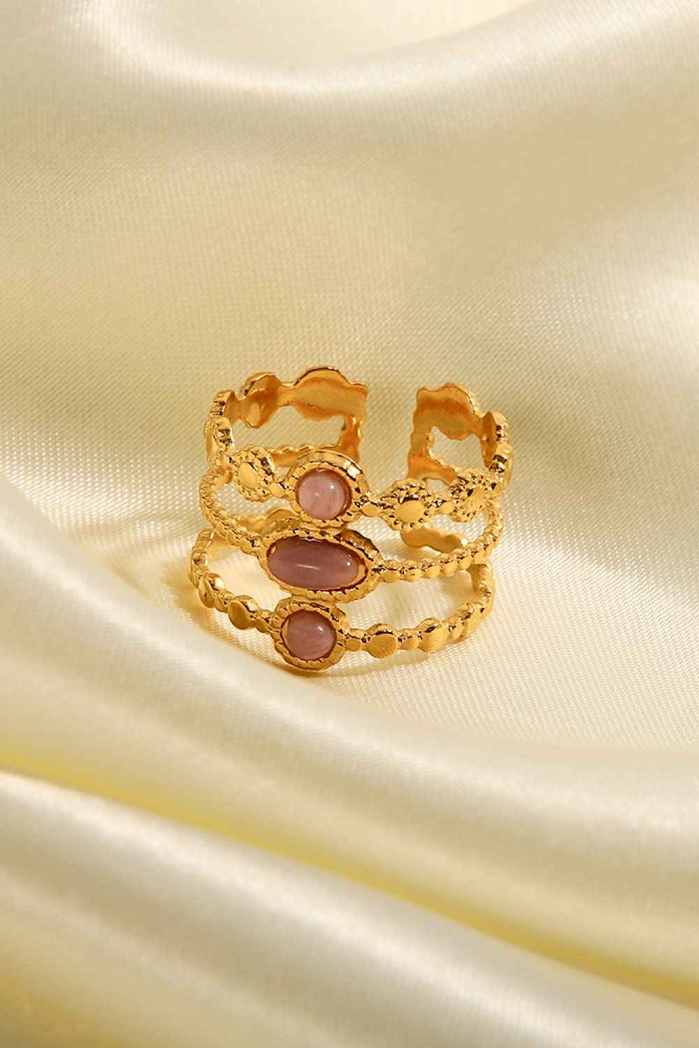 Trendy Triple Band Steel Ring
