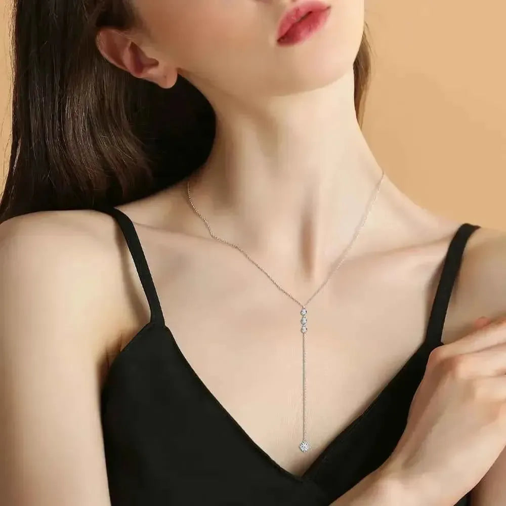 Elegant 1.3 Ct Moissanite Necklace