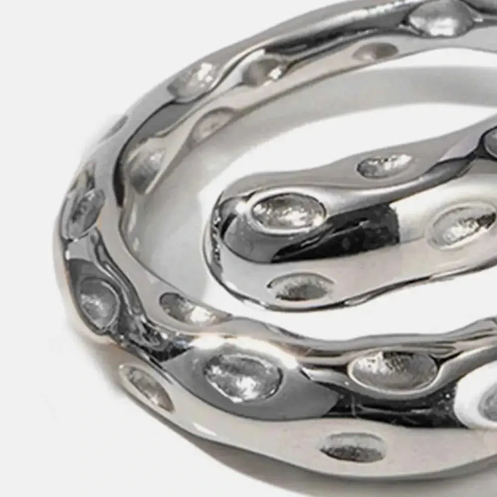 Modern Bypass Ring – Durable Gold Shine