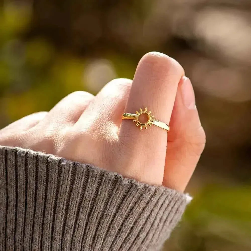 Sun Ring – 18K Gold-Plated Shine